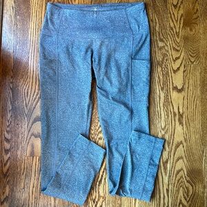 Layer 8  Quick Dry Grey Leggings, Size Medium